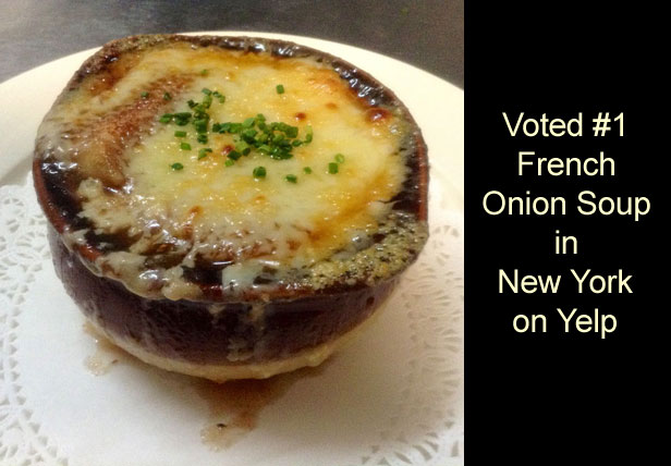 Voted #1 French Onion Soup in New York